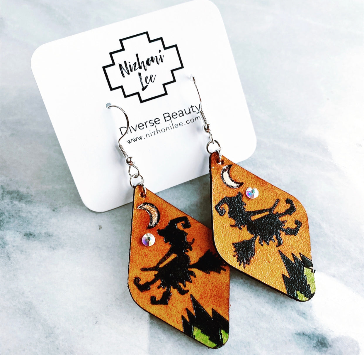Leather Earring Halloween